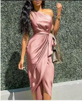 One-Shoulder Short Summer Dress