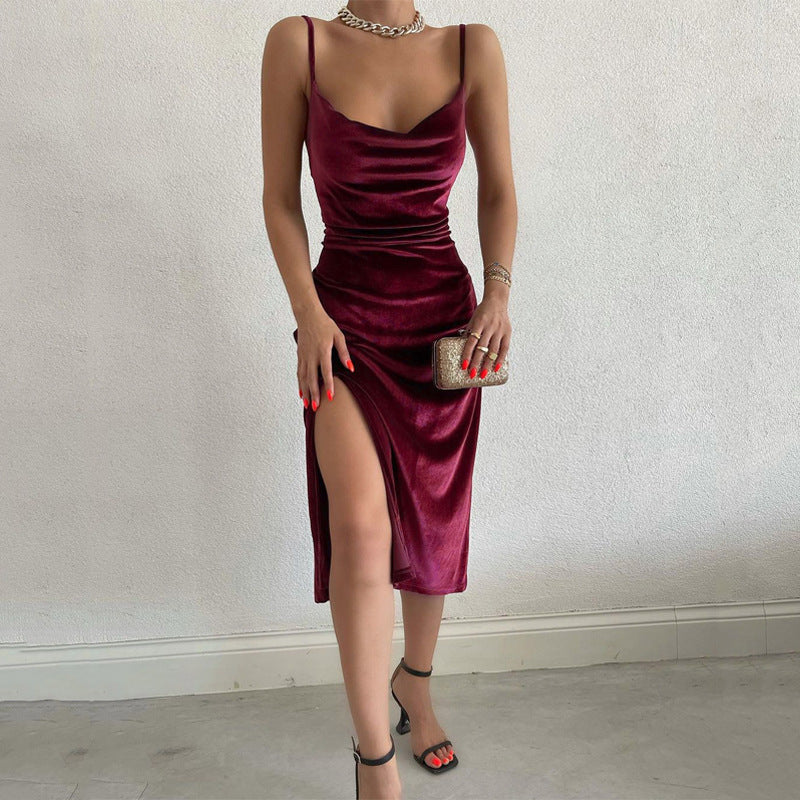 Slim Split Dress