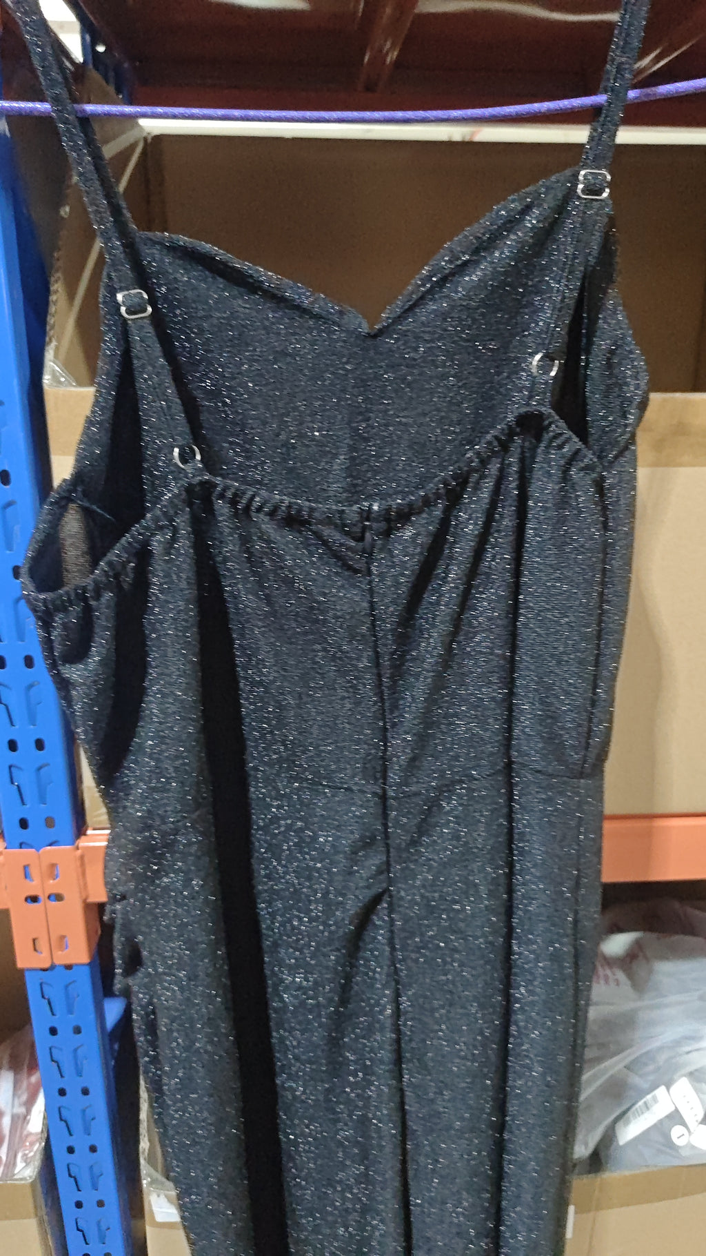 Shiny Split Long Prom Dress