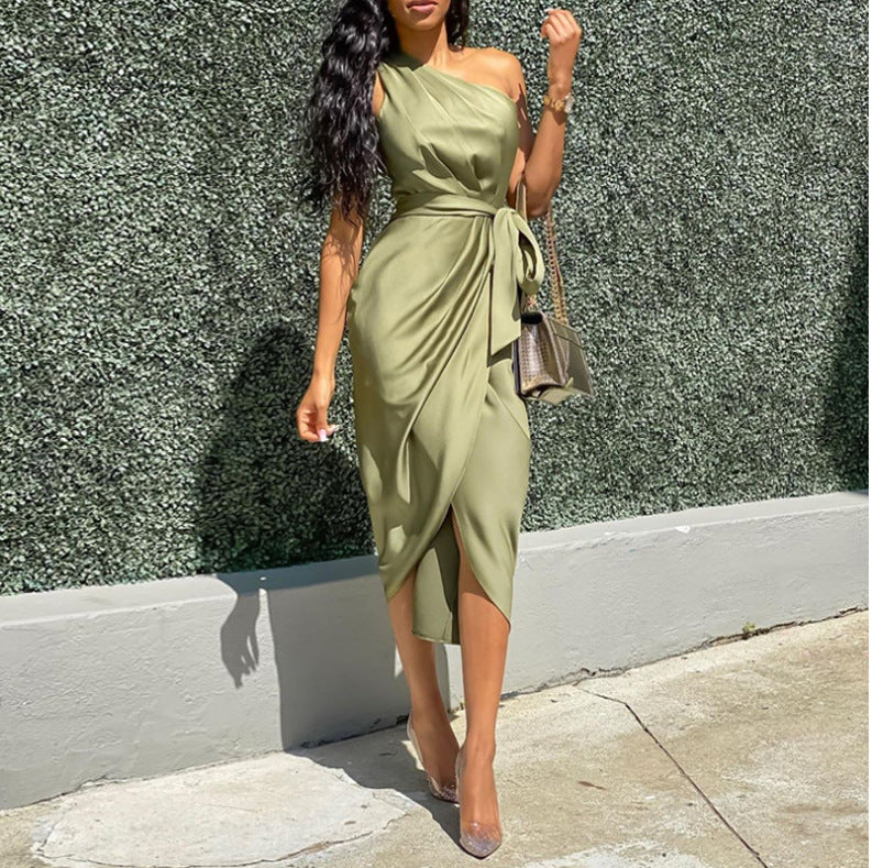 One-Shoulder Short Summer Dress