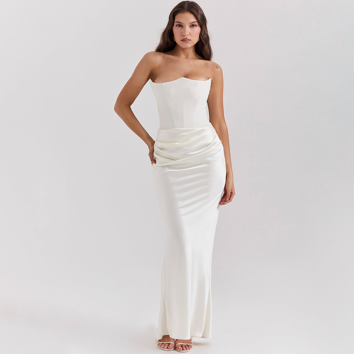 Tube-Top Corset Evening Dress