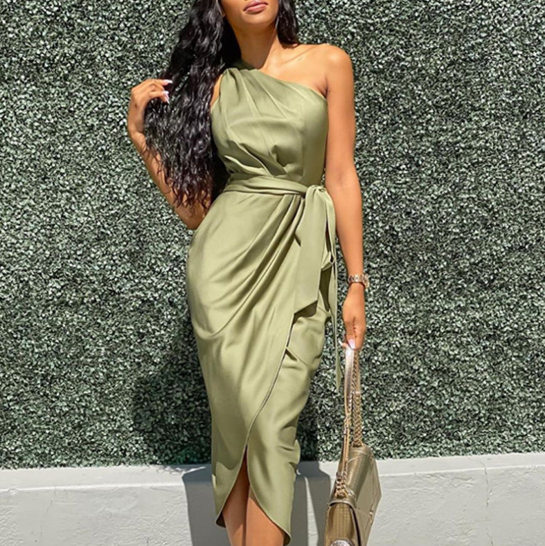 One-Shoulder Short Summer Dress