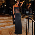 Spaghetti Strap Lace Elegant Maxi Dress