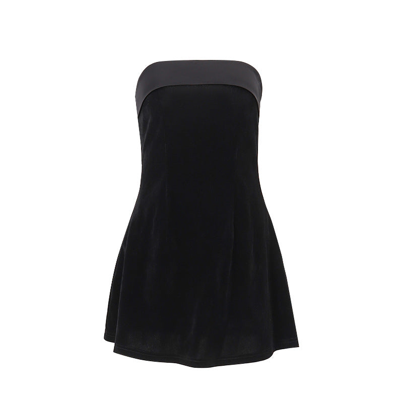 Tube-Top Short Evening Dress